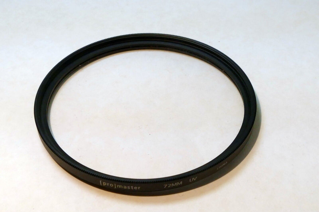 Used Promaster UV 72 mm Lens Filter Made in China