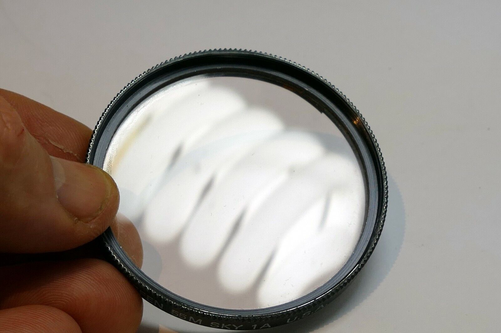 Tiffen 55mm Sky Skylight 1A Lens Filter threaded screw in made in USA