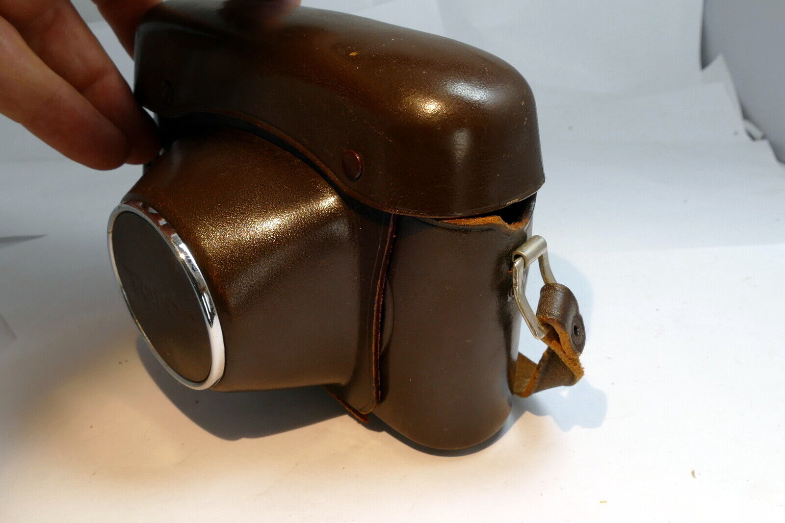 Taron Leather case for 35 camera with Tomioka Lausar 4.5cm f2.8 Lens Rangefinder