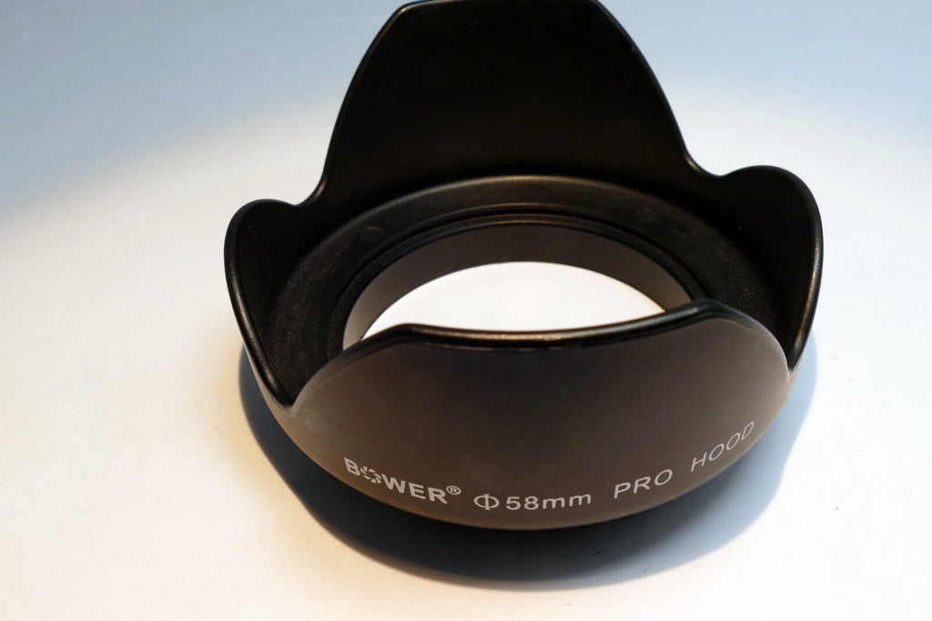 58mm Lens Hood  Shade threaded plastic screw in