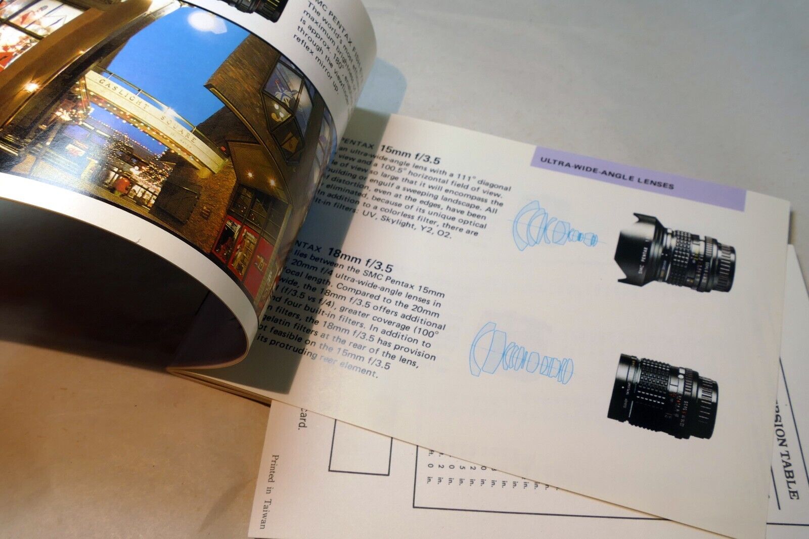 Pentax Lenses & Accessories System Information Guide 1984 PK Booklet MX LX