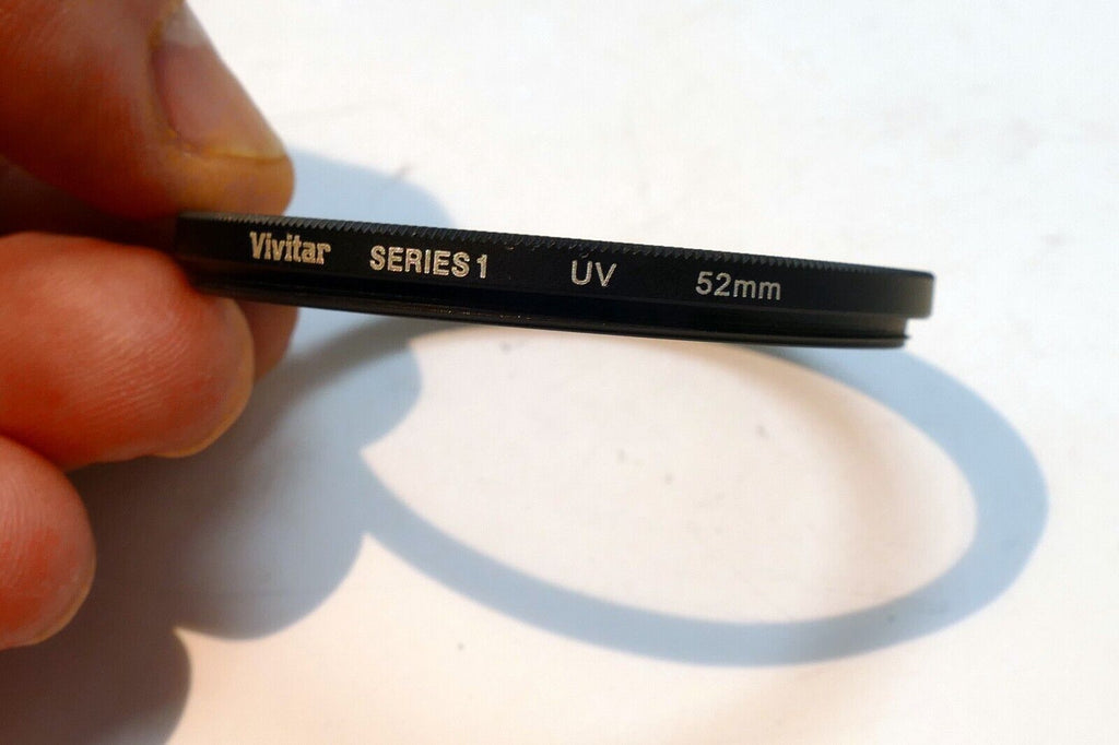 Vivitar UV Series 1 52mm Lens Filter wide angle slim low profile