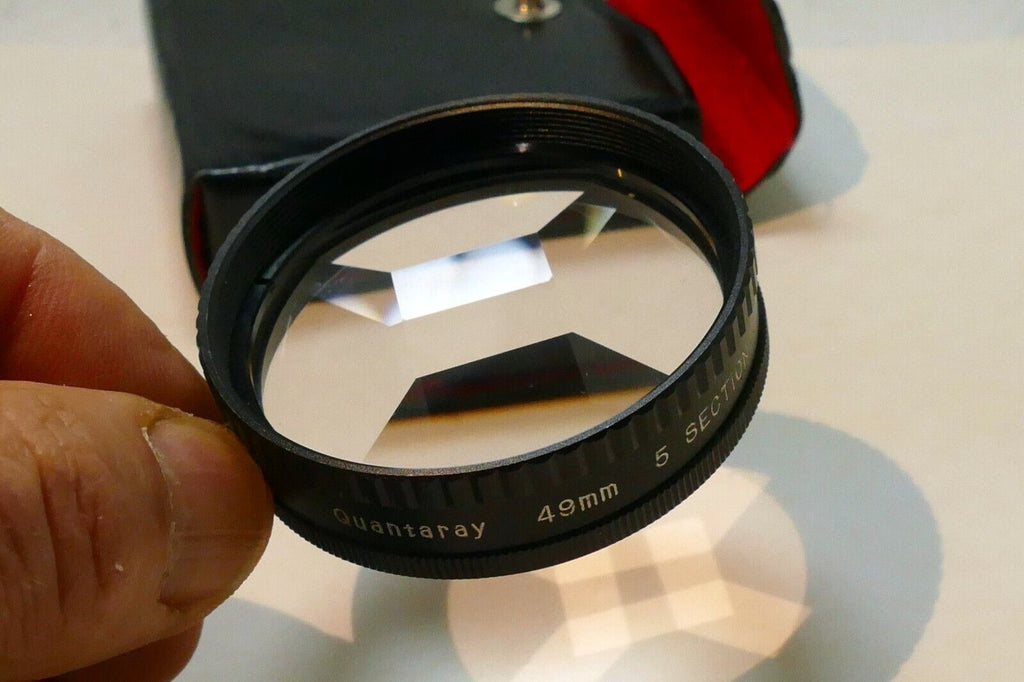 Quantaray  49mm Lens Filter 5 Section special effect multi-vision image