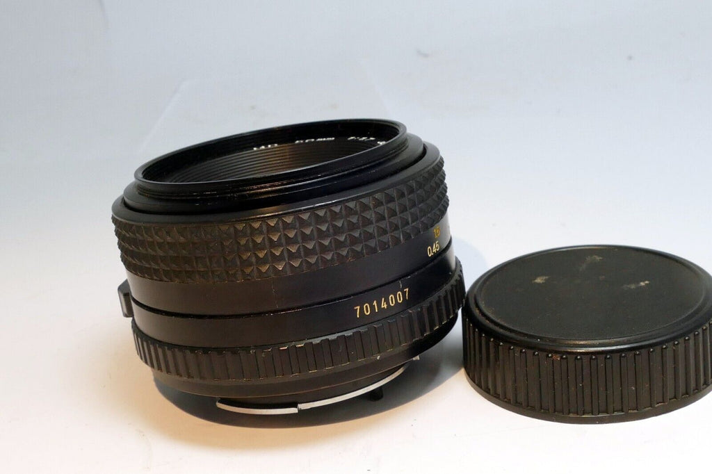 Minolta  MD 50mm f1.7 Lens aperture inop stuck - as is for parts