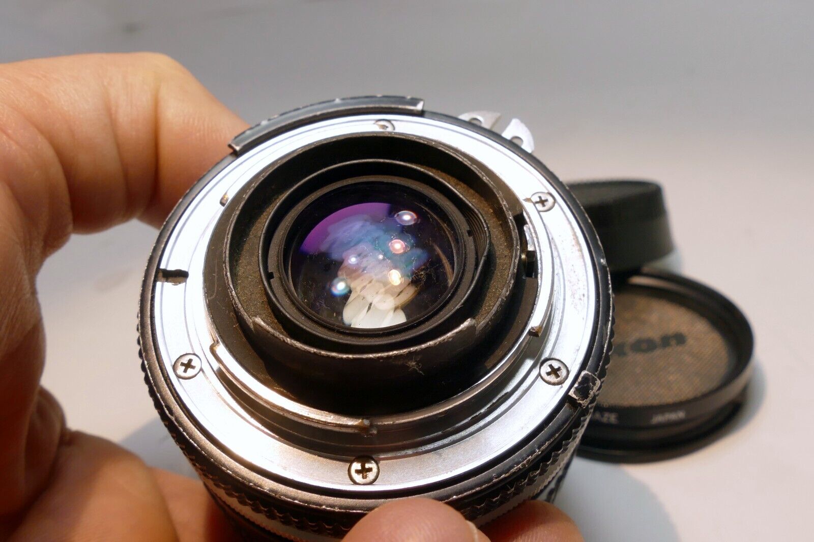 Nikon 24mm f2.8 Ai Lens prime Wide angle with fungus webbing inside - AS IS read