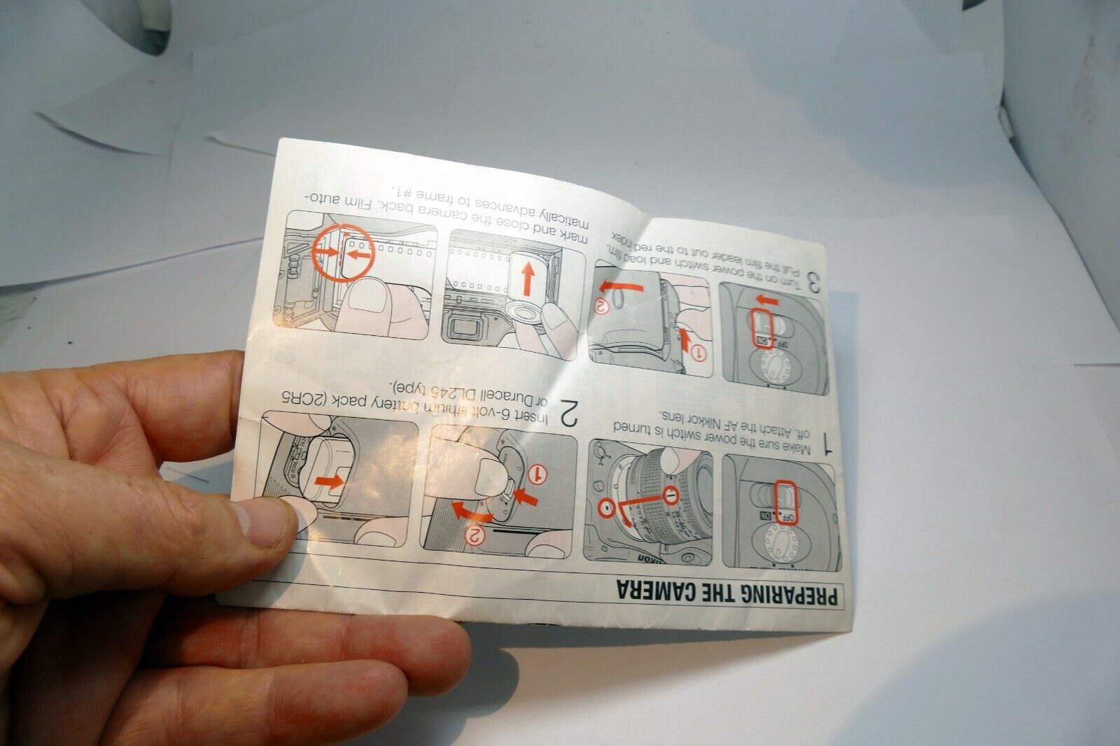 Nikon N50 camera booklet brochure simple guide