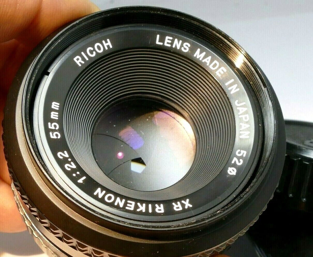 Rikenon 55mm f2.2 XR Rikoh lens for for Pentax K PK mount excellent  condition