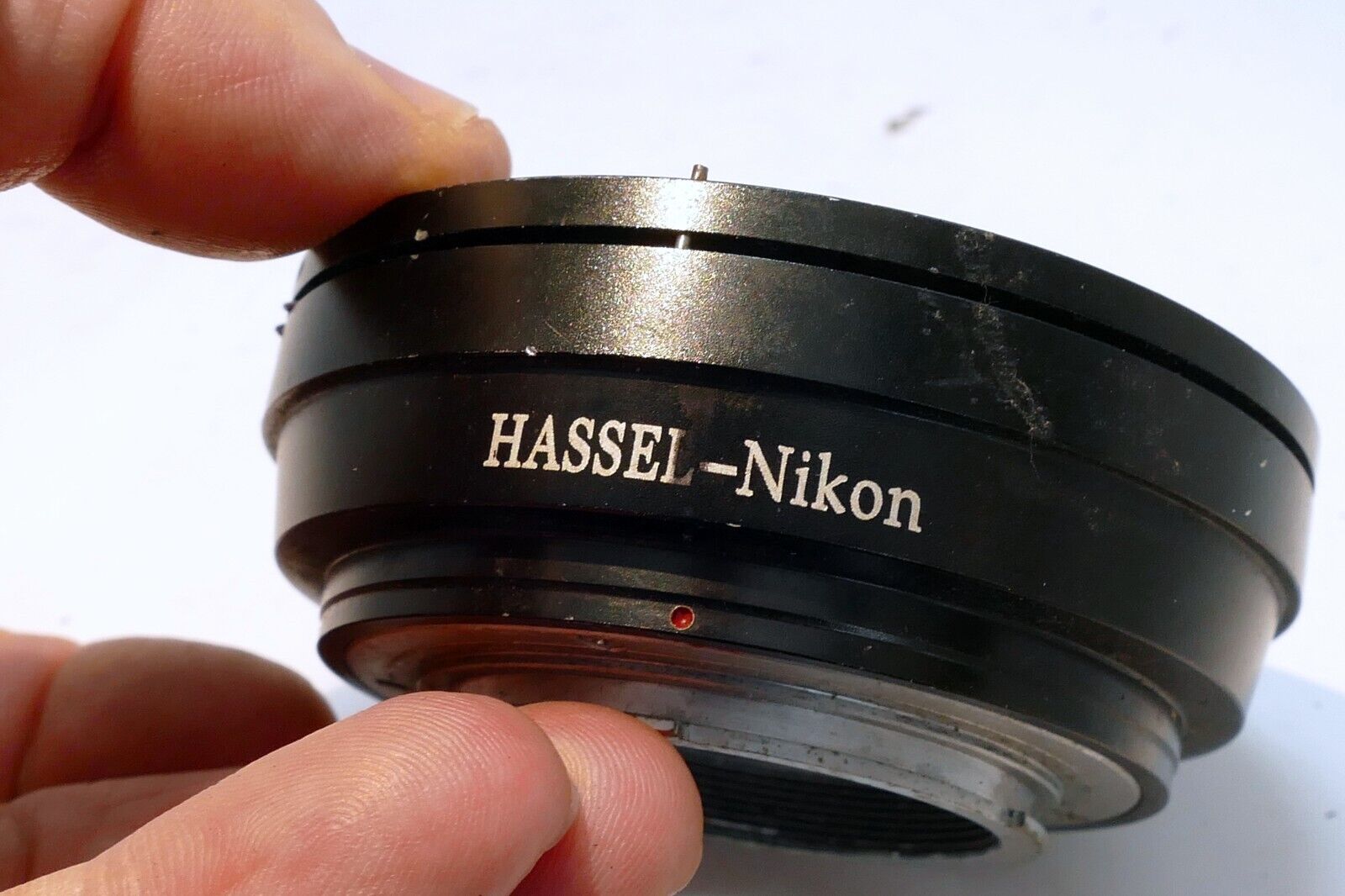 Hasselblad V 500 645 Lens Mount adapter to Nikon F (Ai Ai-s) Camera