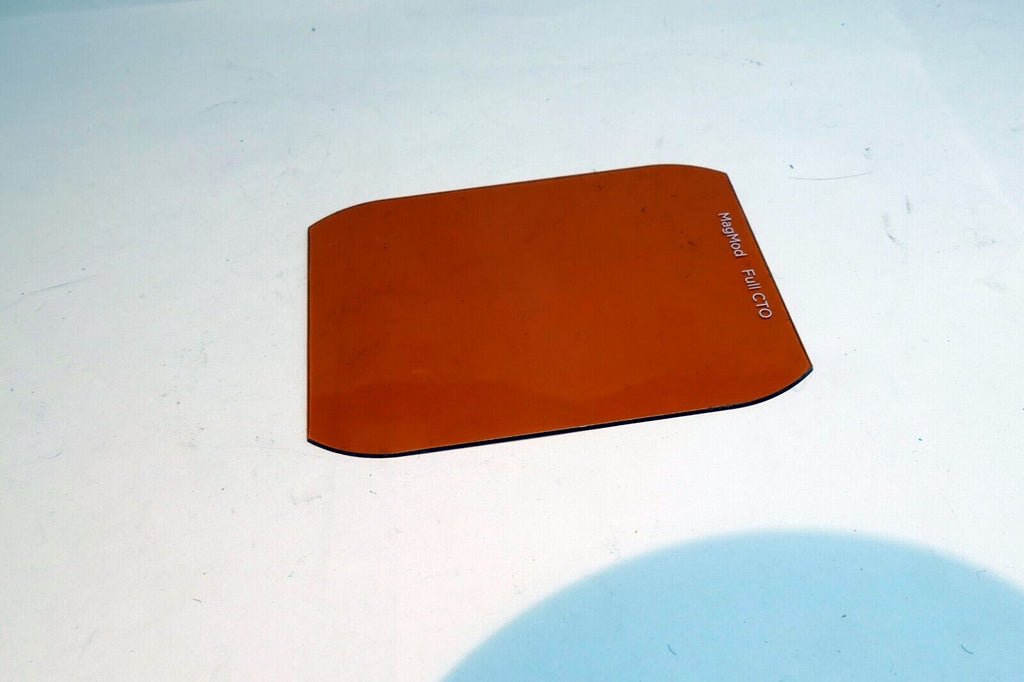MagMod Flash Filter 1X Full CTO Amber warming  rectangular 8X6cm gel pro