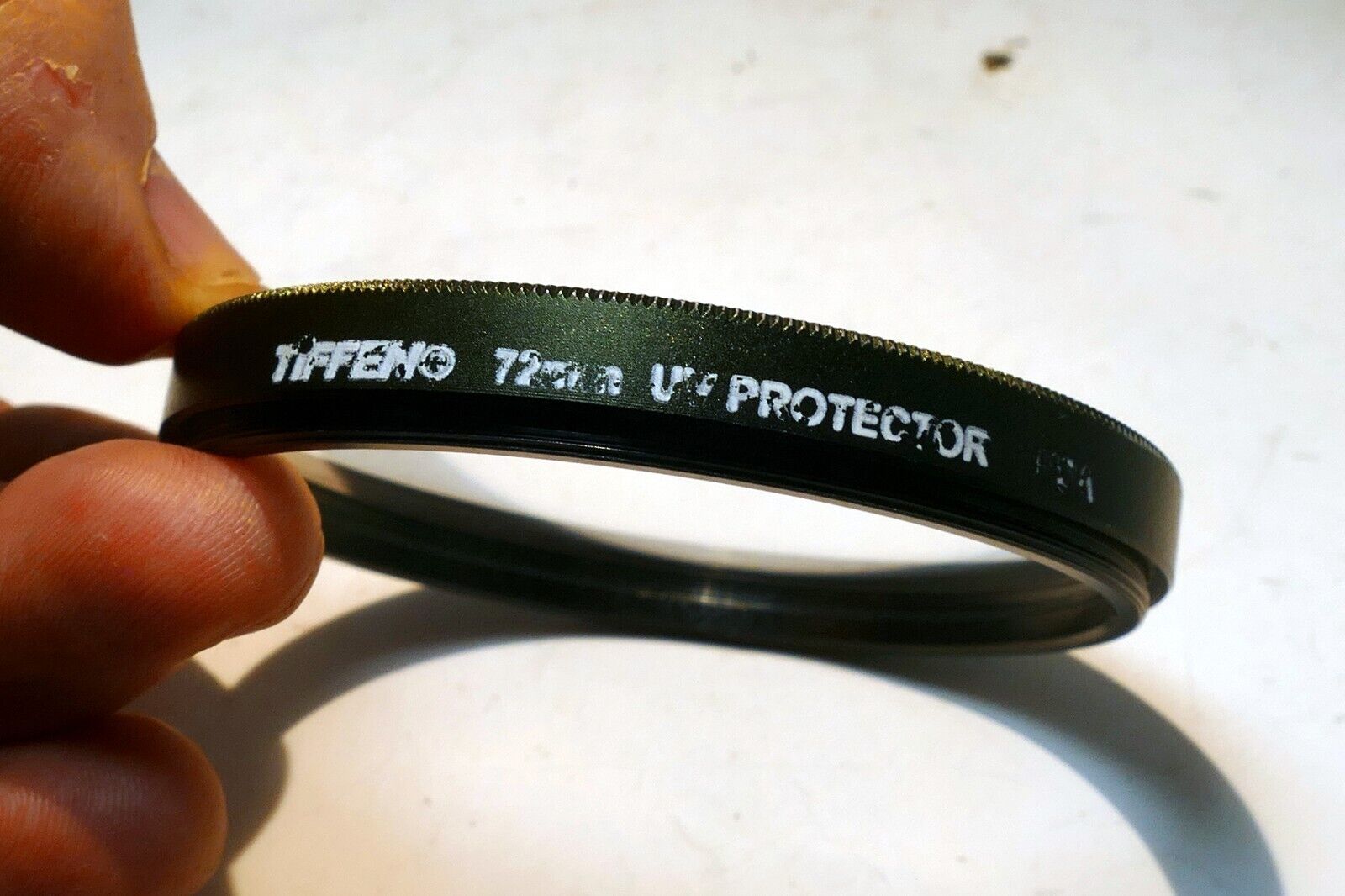 Tiffen 72mm Filter  UV  Protector  made in USA with green teal rim