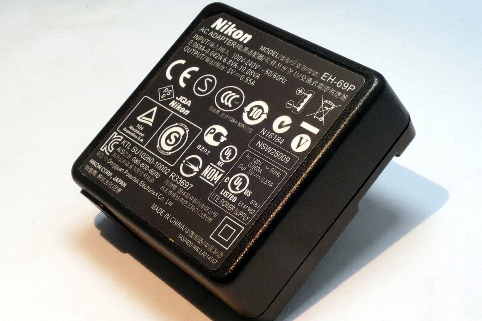Nikon EH-69P AC USB charger adapter Genuine OEM US plug