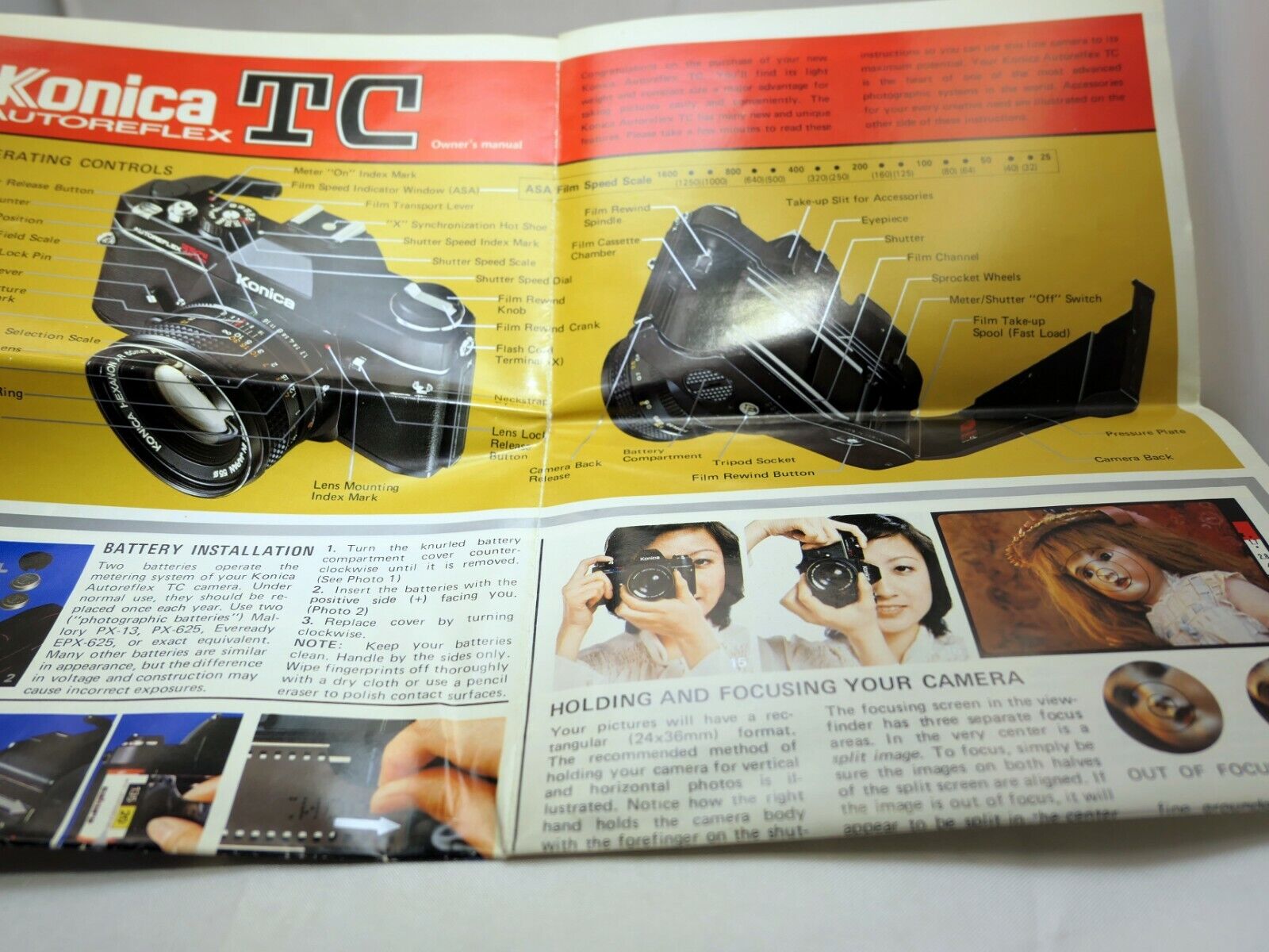 Konika TC Autoreflex camera lens System Brochure List 1978