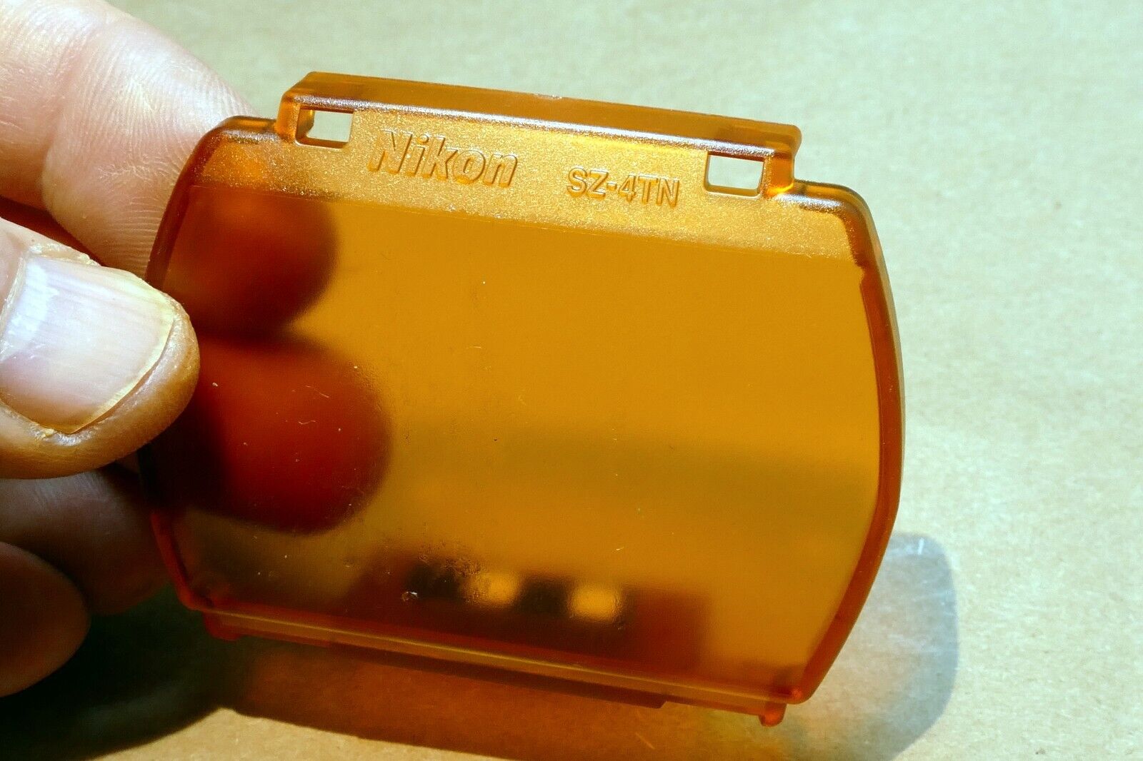 Nikon SZ-4TN Amber warming color Filter for SB5000 Flash Original OEM