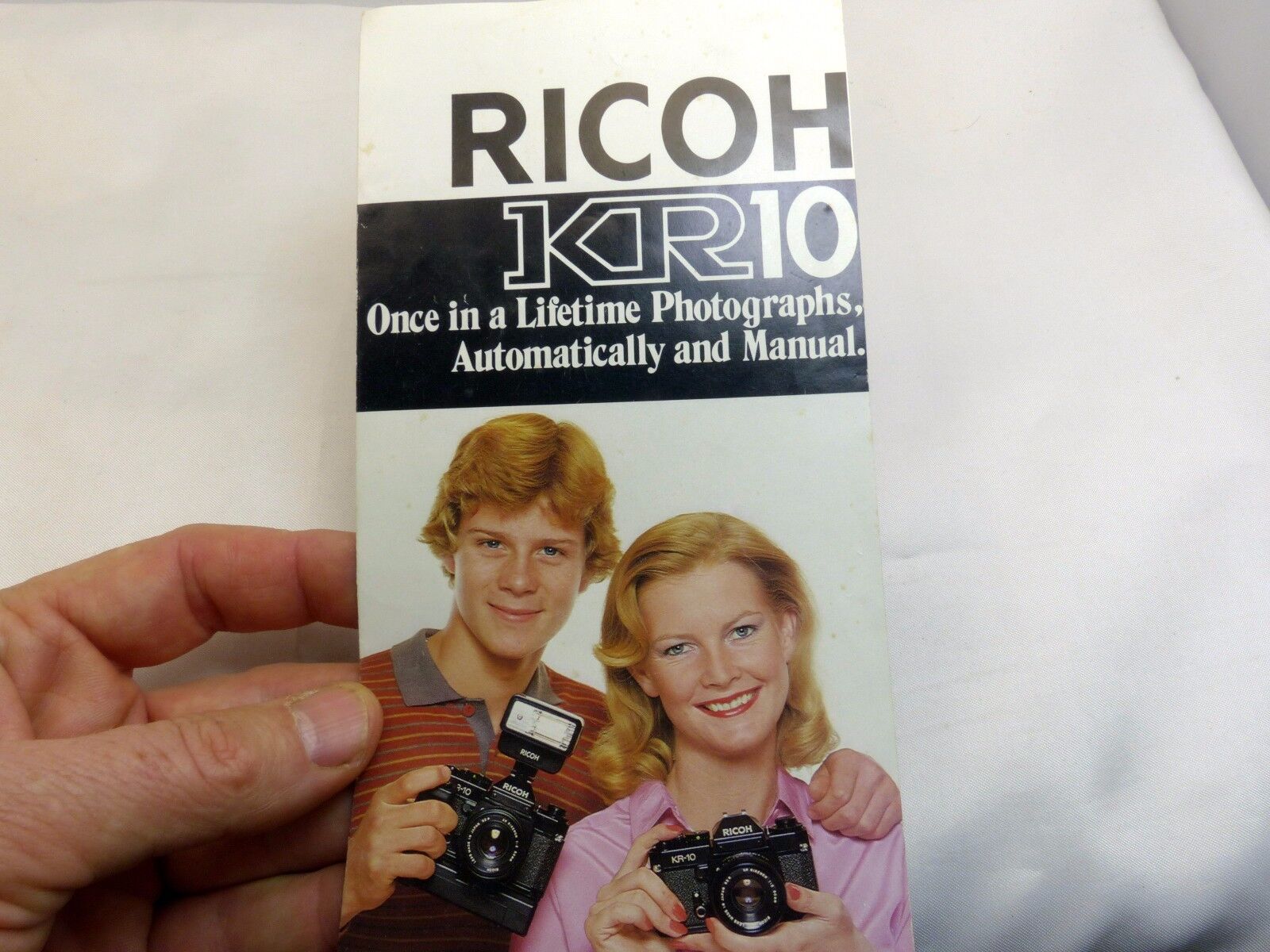Ricoh KR10 Camera Brochure  (EN) English vintage 1982