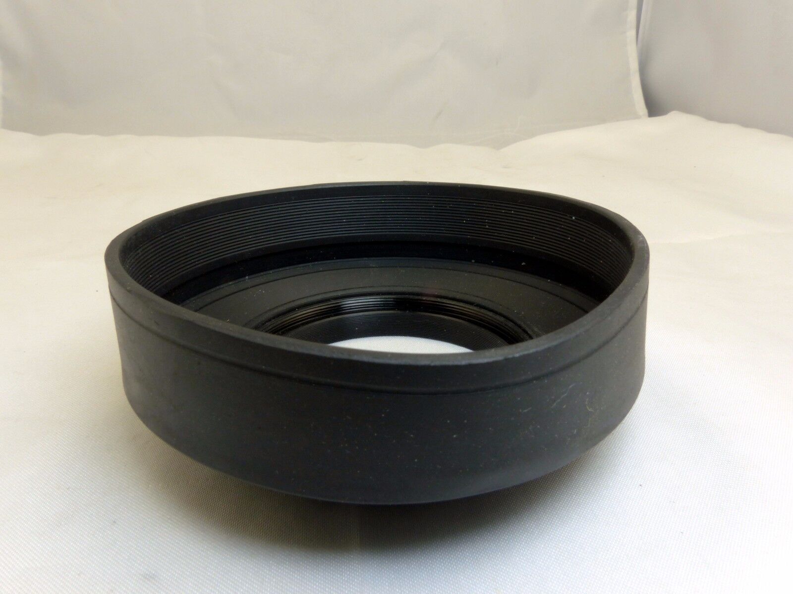 58mm Rubber  Lens Hood for wide and telephoto lenses 3-Way collapsible