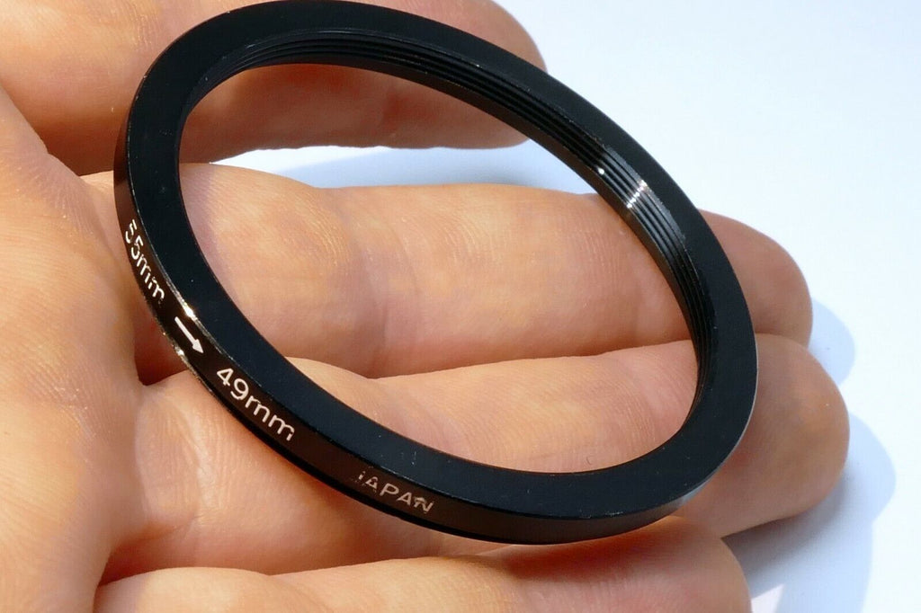 55mm to 49mm ring Metal adapter threaded step-down made in Japan