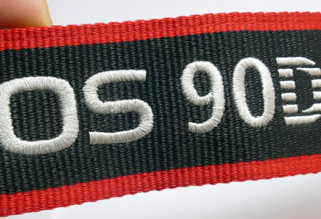 Canon EOS 90D Digital Camera Neck Shoulder Strap Black-Red - Genuine MINT