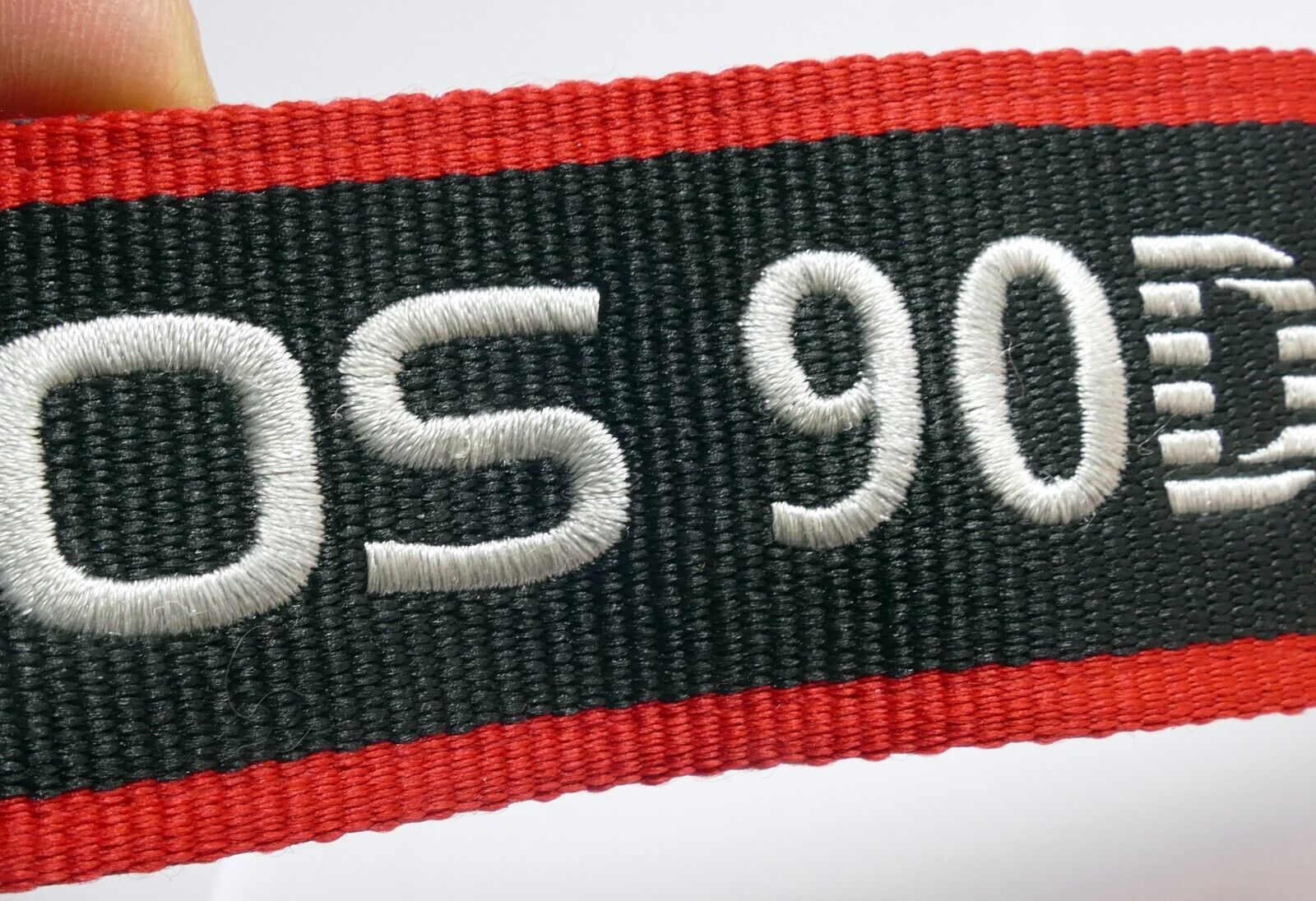 Canon EOS 90D Digital Camera Neck Shoulder Strap Black-Red - Genuine MINT
