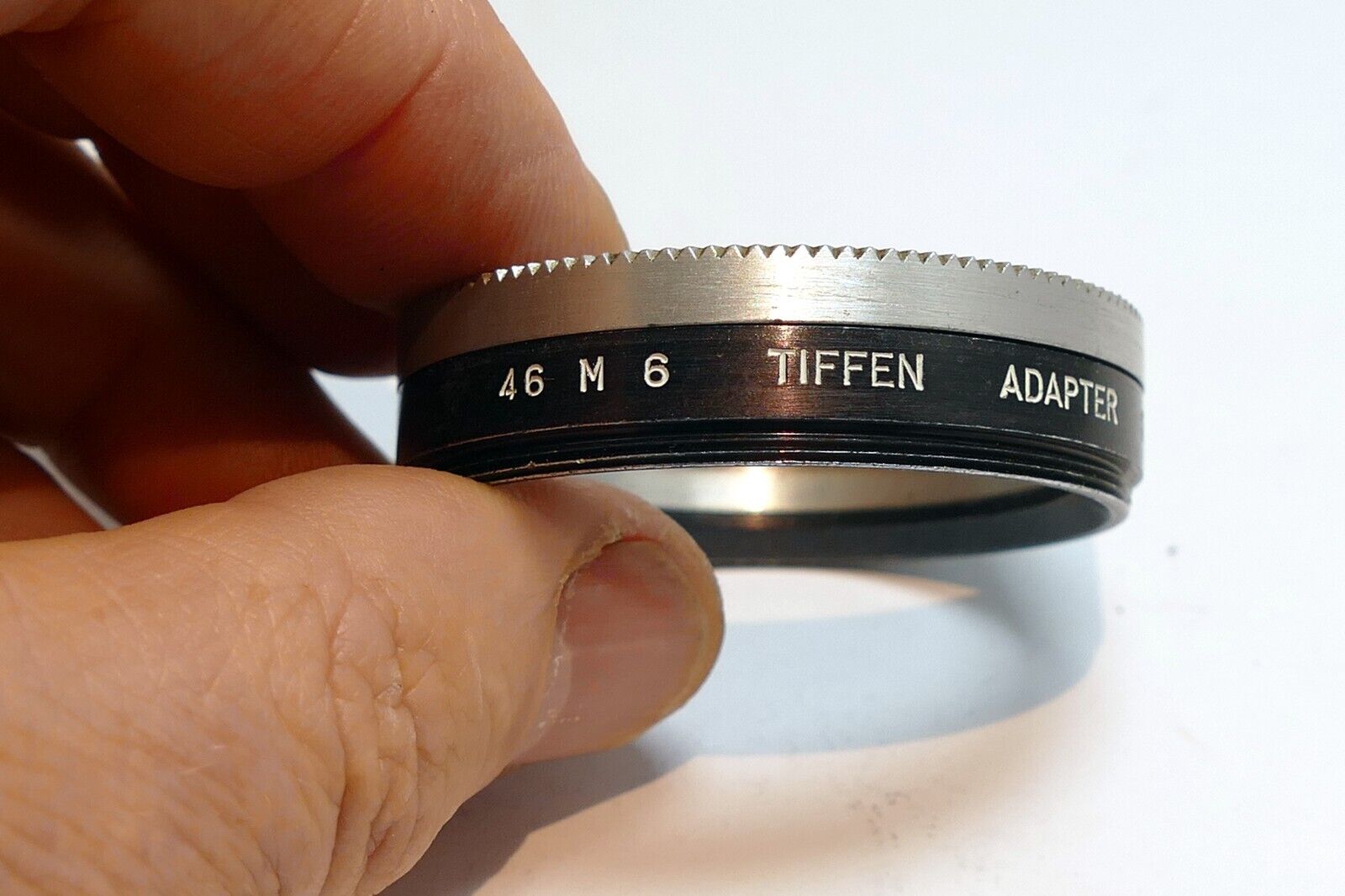 46mm to 44.5mm series VI 6 filter holder adapter w/ retaining ring