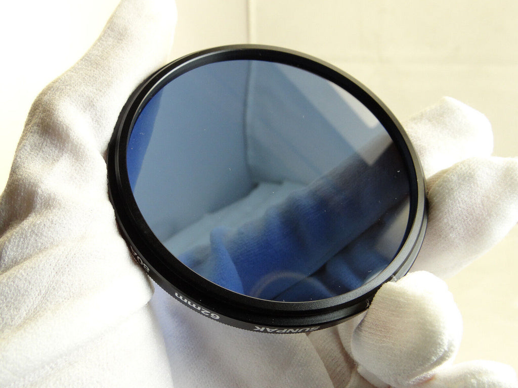 Sunpak 62mm 80A Blue Tungsten to Daylight Conversion Lens Filter