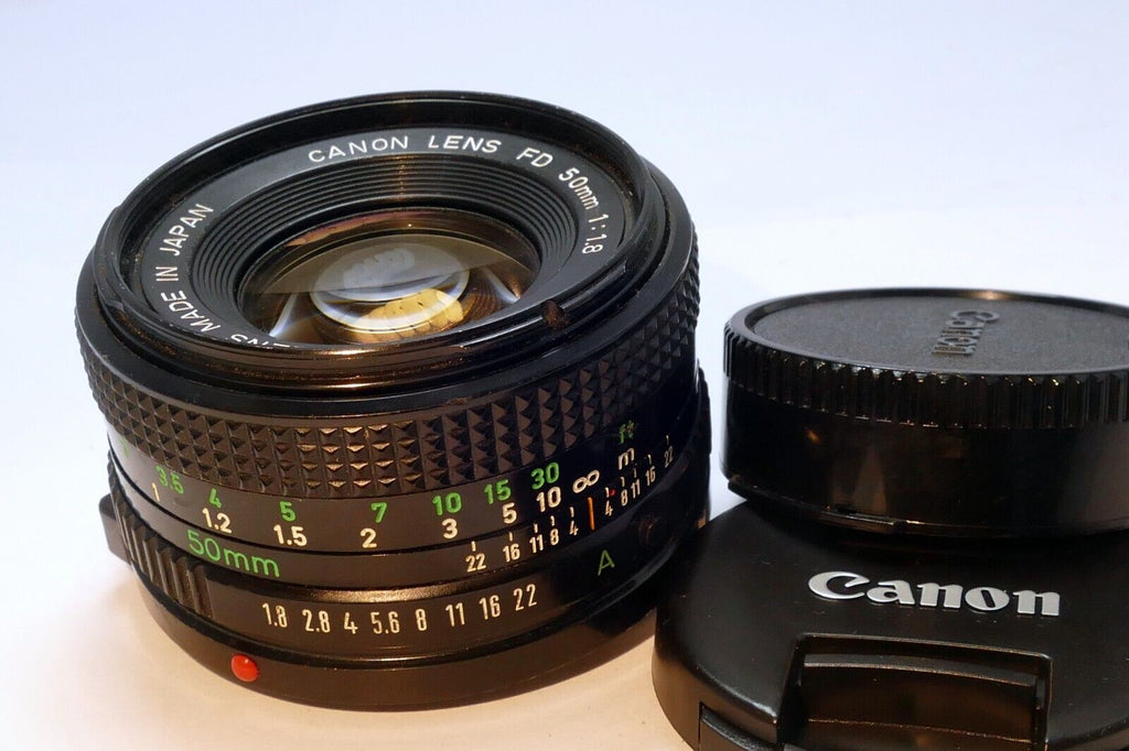 Canon FD 50mm f/1.8 FAST New FD 50mm 1.8 50/1.8 FD Prime Lens Canon CNFD50MMF1P8