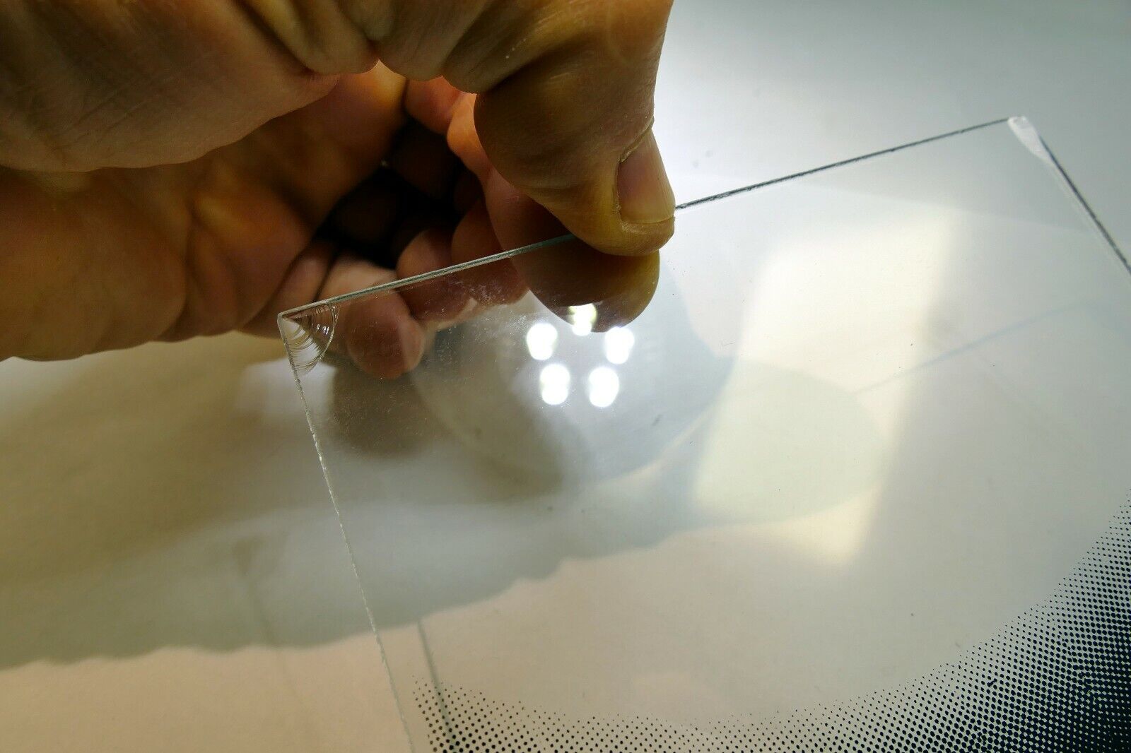 Lindahl 4.5X4.5" Bottom Scoop Neutral Density Vignette Glass Filter 