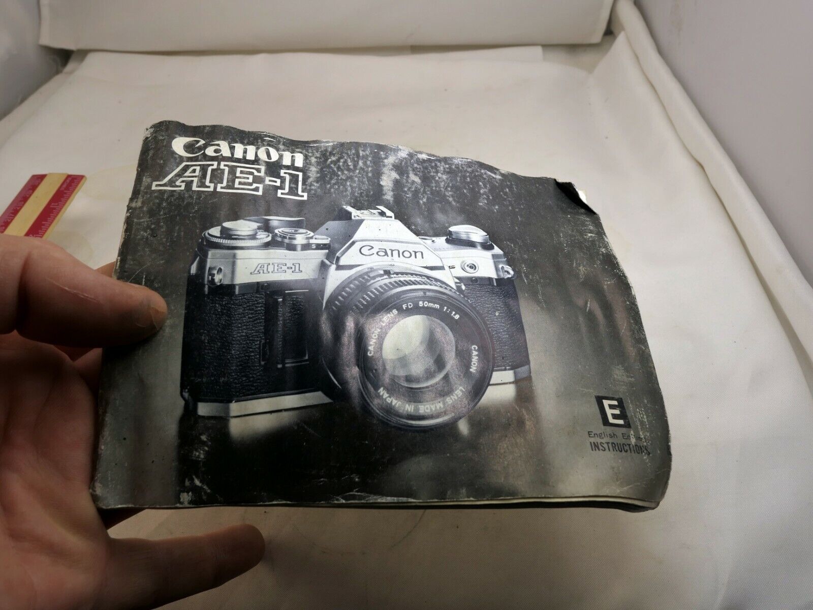 Canon AE-1 Camera Owner's Guide Instructions English E genuine original OEM