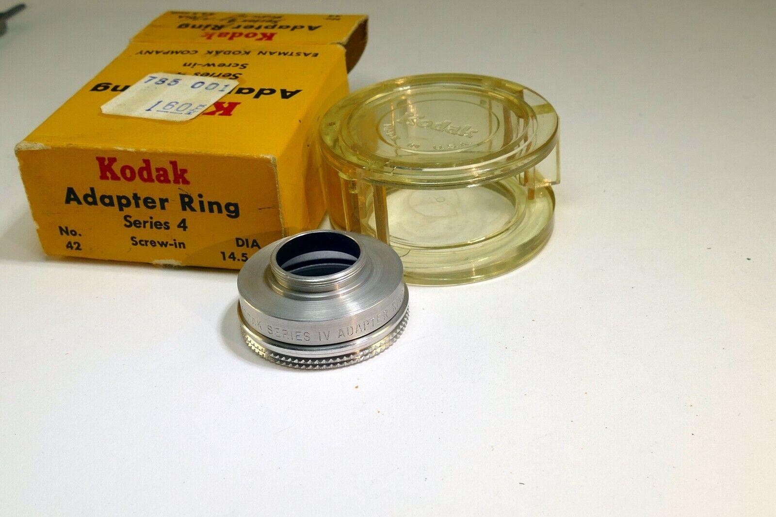 Kodak series 4 IV Adapter No. 42 slip on  to 14.5mm threaded Filter Ring holder