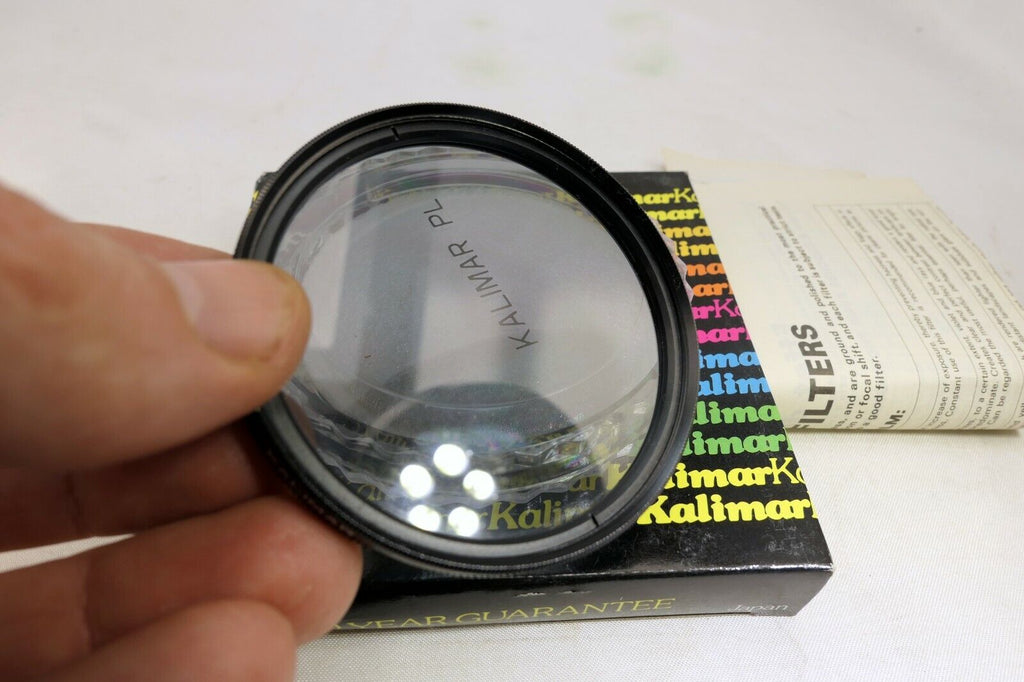KALIMAR 62mm PL Polar Polarizer Lens Filter  - - -  old stock - never used boxed
