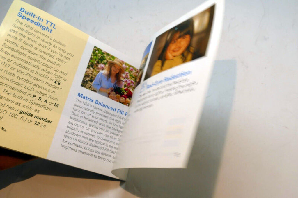 Nikon N55 Photo Guide Camera Brochure 2002