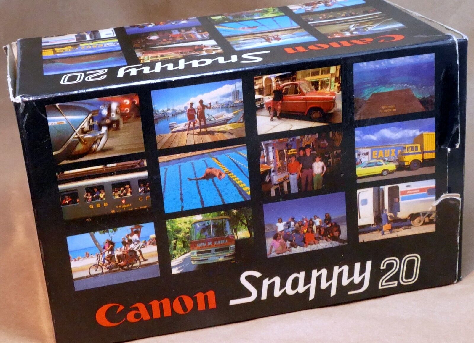 Canon Snappy-20  Empty Box (only ) for camera vintage with foam inserts