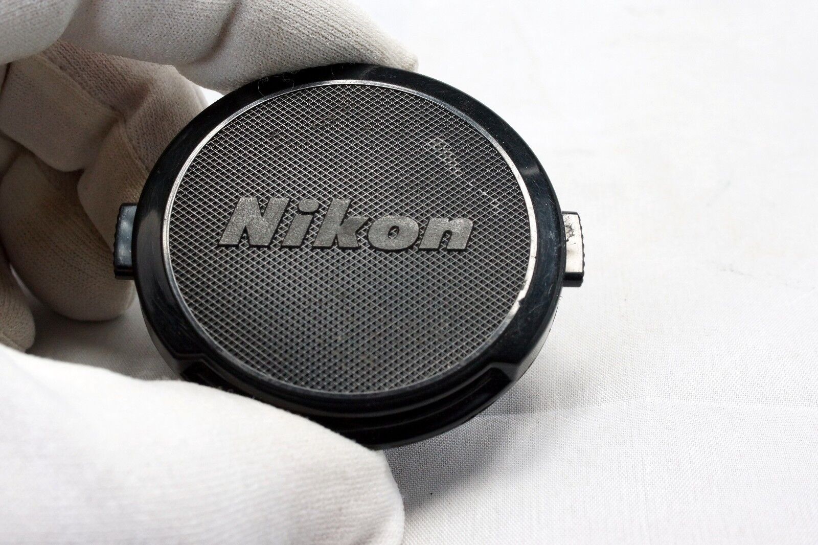 Nikon 52mm Black Lens Cap snap on type vintage genuine