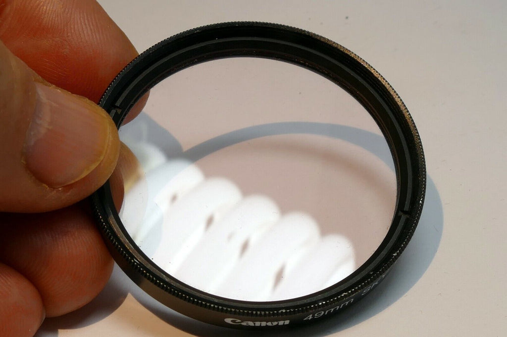 Canon 49mm Filter sky 1A skylight made in USA Genuine OEM