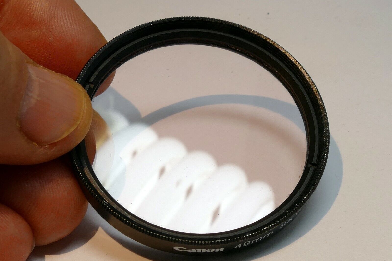 Canon 49mm Filter sky 1A skylight made in USA Genuine OEM