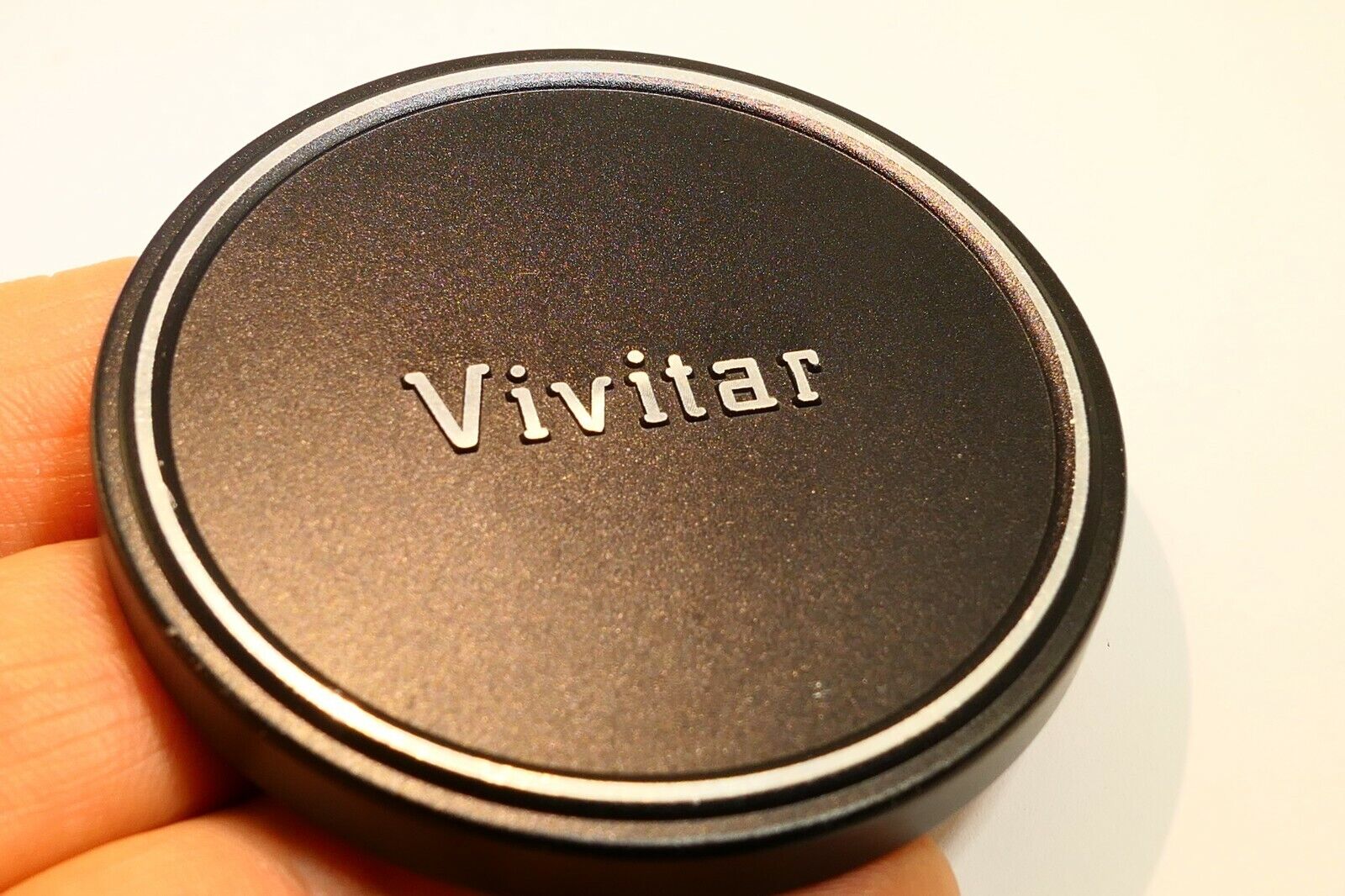Vivitar 58mm Lens Front Cap for  plastic slip on type Metal 28mm f1.9