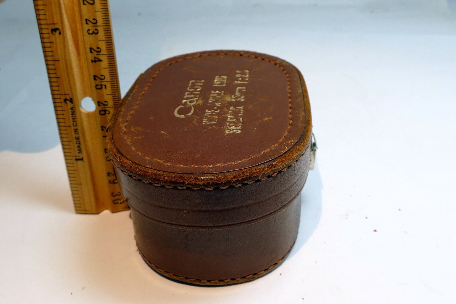 Leather Case for Canon 35mm f2.8 Serenar  & f3.2  L39  Lens rangefinder