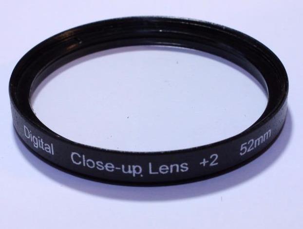 Lens Filter Digital Optics Digital Close - Up Lens +2 52mm macro
