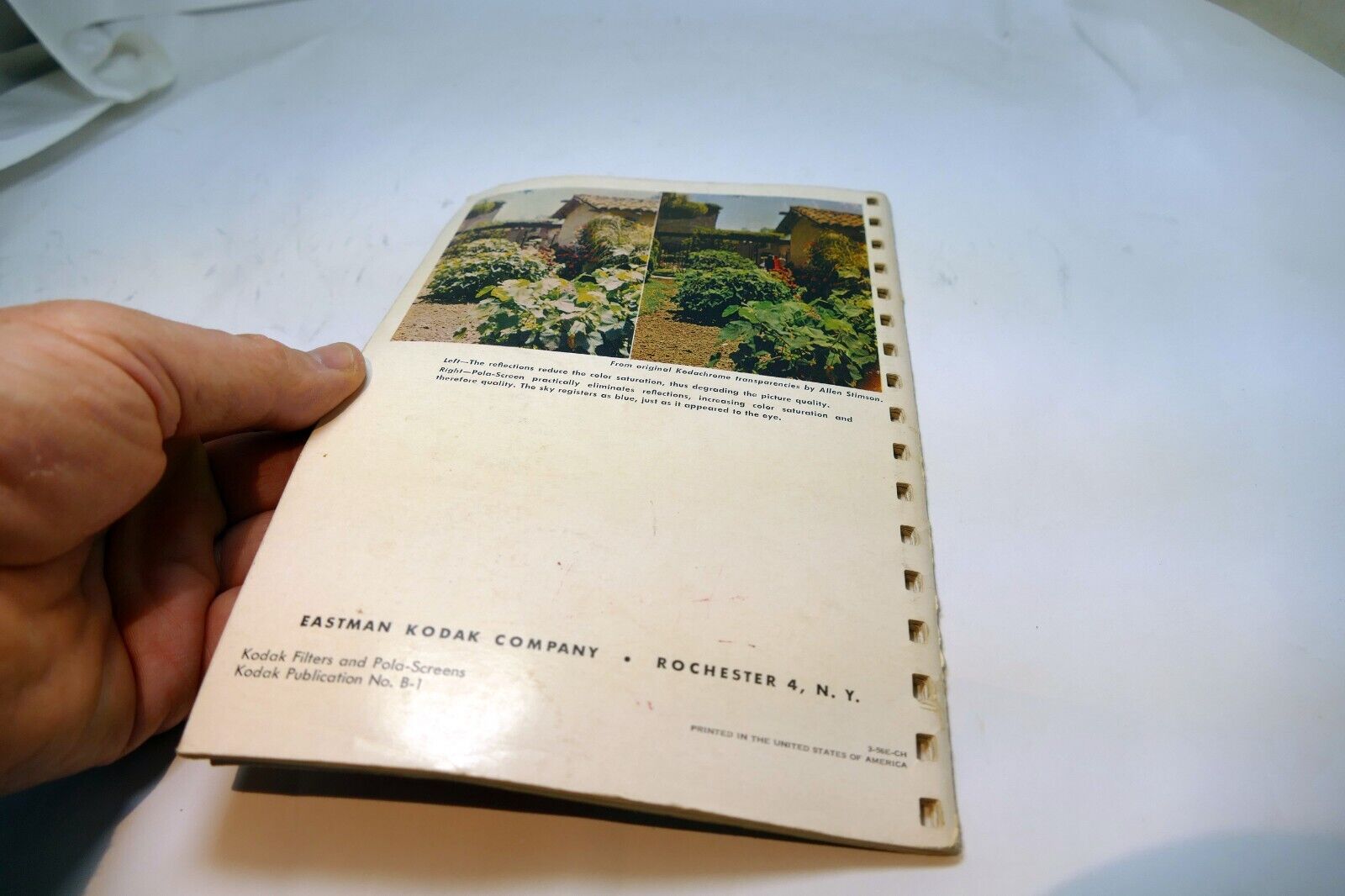 Kodak Pola Screen Filters Sales Brochure Series IV V VI VII VIII 1956 for B&W