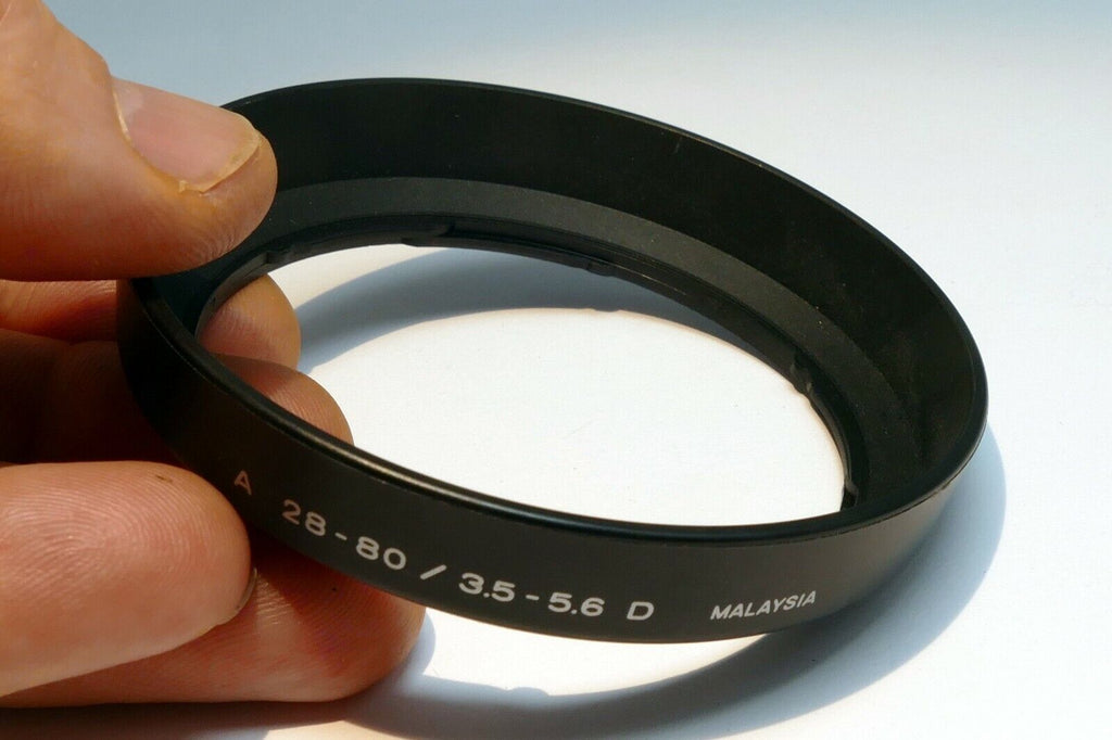 MINOLTA Shade Plastic Lens Hood For A 28-80mm f3.5-5.6 D Maxxum (55mm front rim