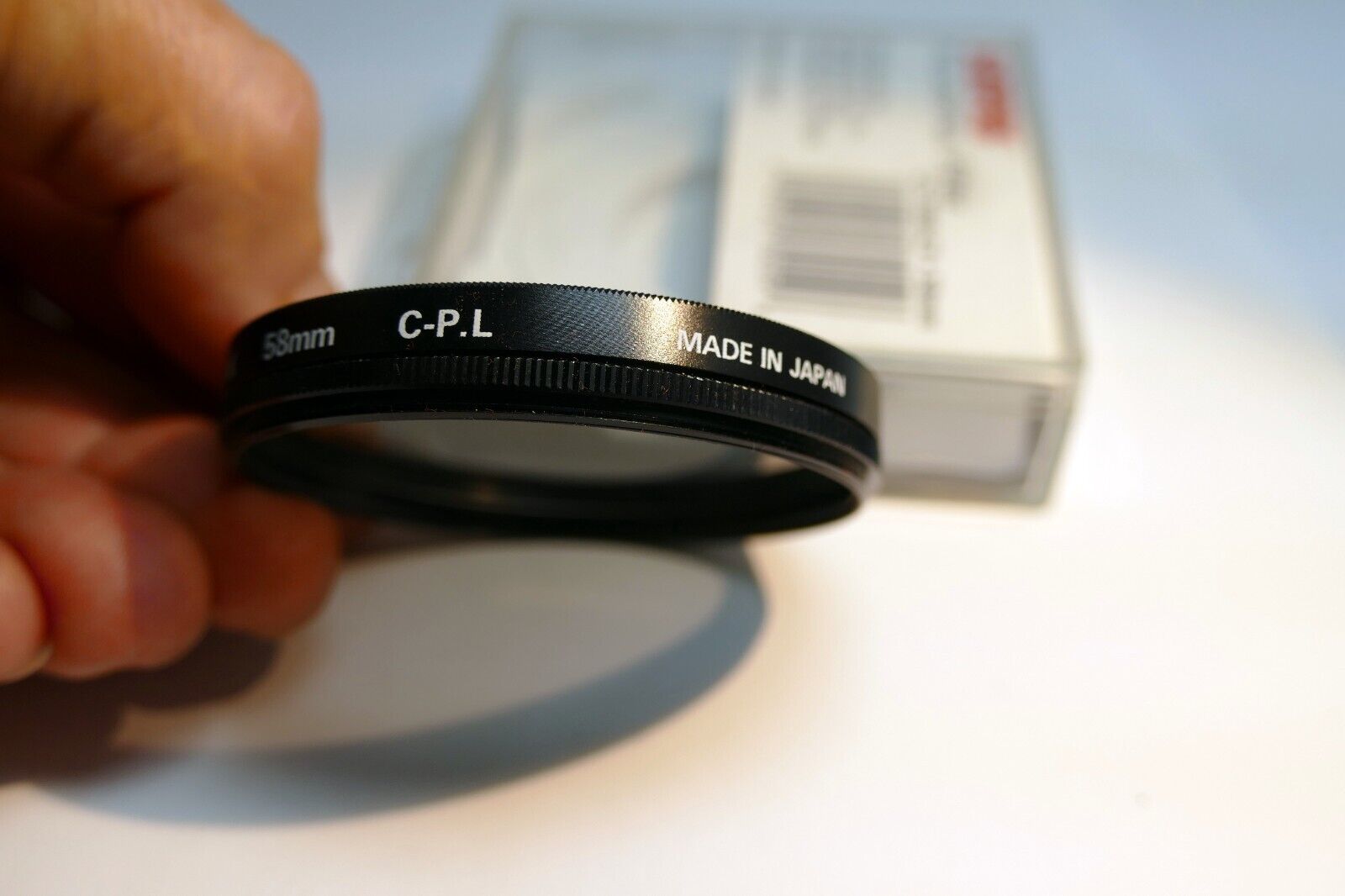 Sunpak Circular Polarizer C-PL 58mm Lens Filter Polar C. P. L.