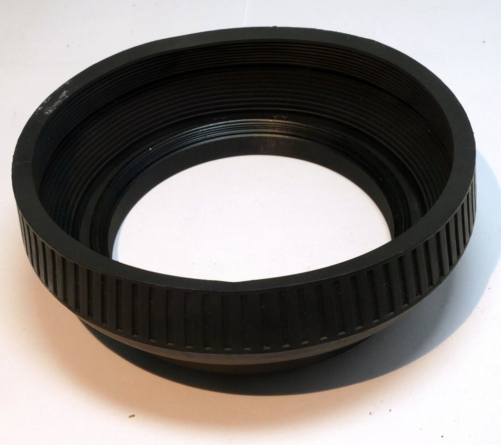 72mm rubber lens hood double threaded  telephoto 300mm (imperfect warped)