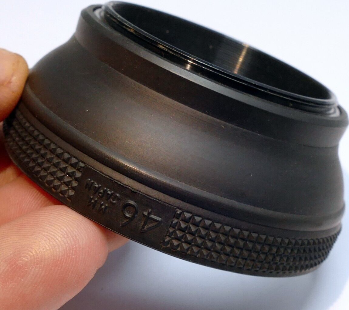 46mm Rubber Lens Hood Shade vintage double  threaded