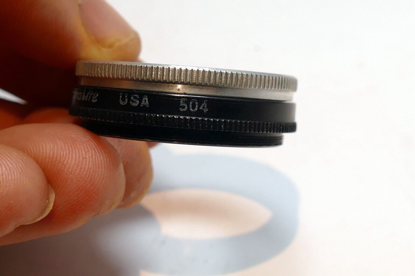 33.5mm to 33.3mm series V 5 filter holder adapter threaded w/ retaining ring 504