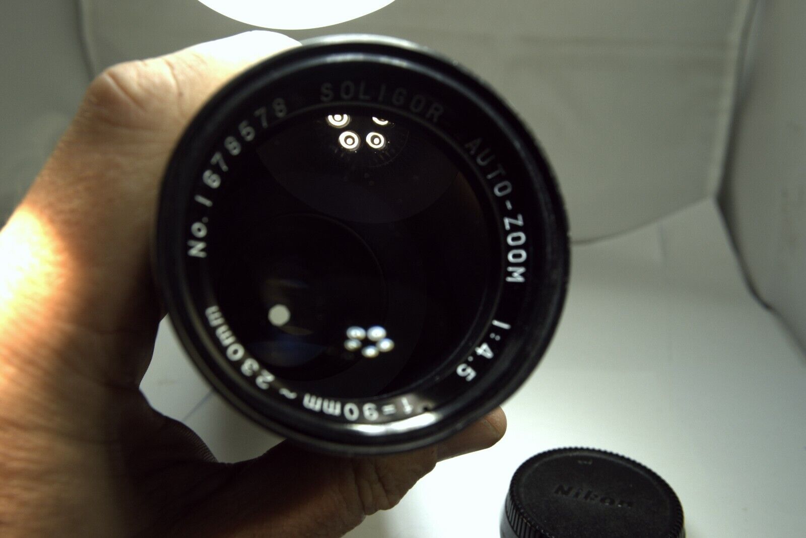 Soligor 90-230mm Non Ai manual focus lens telephoto zoom