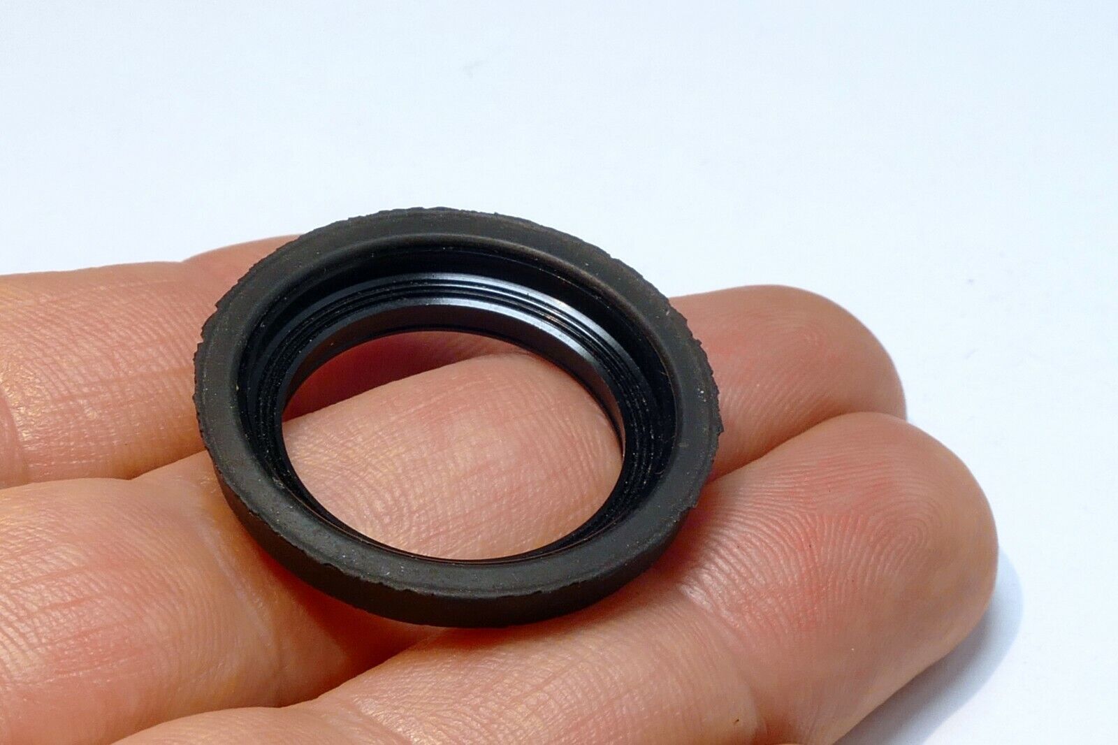 24mm metal lens ring screw in threaded or eye cup piece