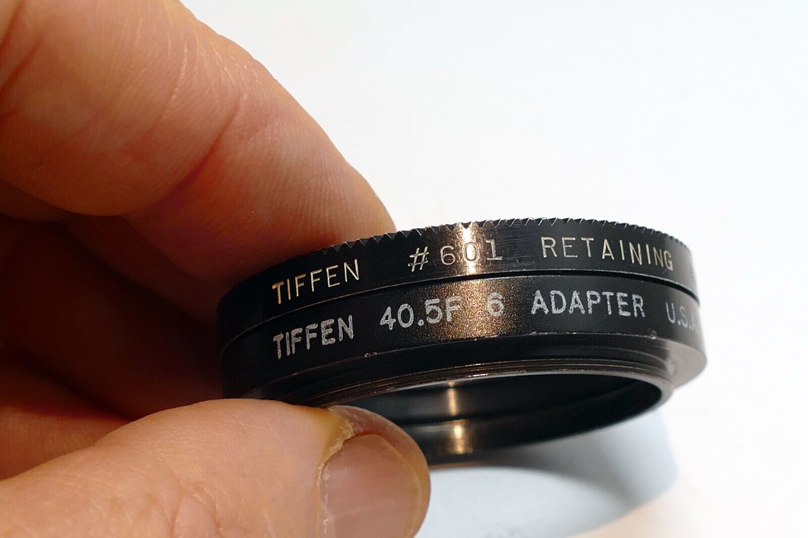 40.5mm to 44.5mm series VI 6 filter holder adapter w/ retaining ring No. 601 L39