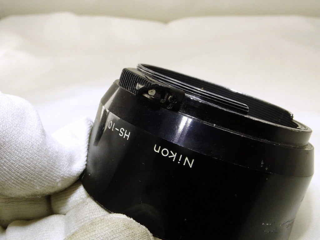Nikon HS-10 Hood Shade Metal clip on for 135mm f3.5 85mm f2.0 105mm Genuine EOM