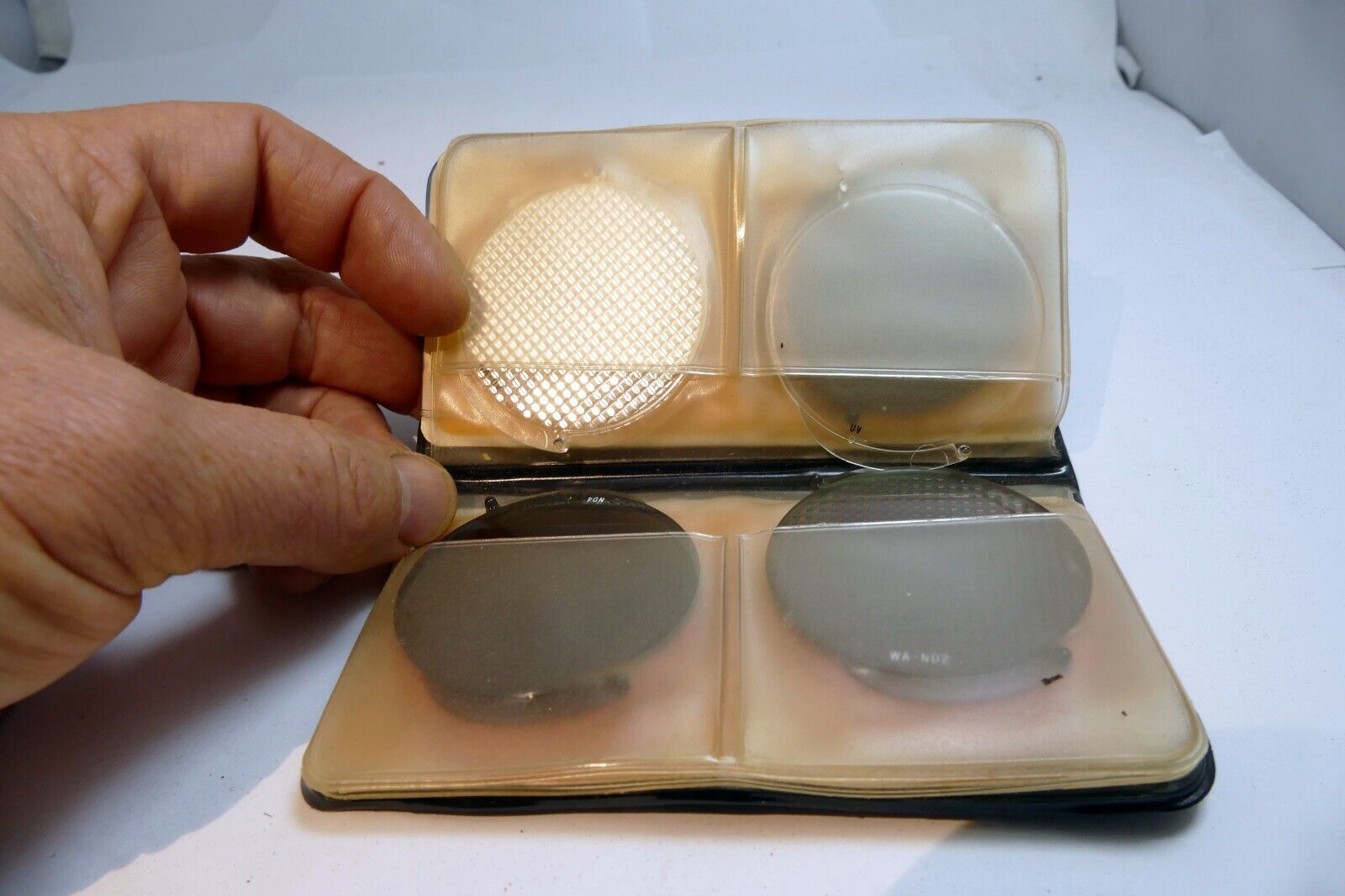 Diffuser and ND Filter kit for Flash orange ND2 ND4 UV round 47mm OD