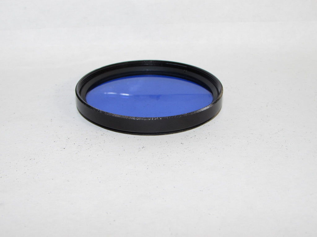 Used Tiffen 80B Blue 55 mm Lens Filter Made in USA O41008