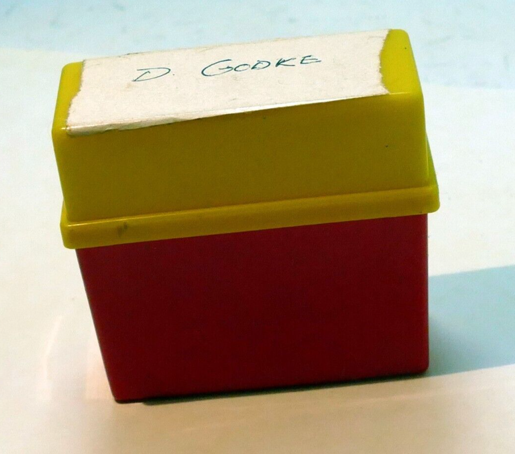 Kodakchrome storage box plastic kodak slide